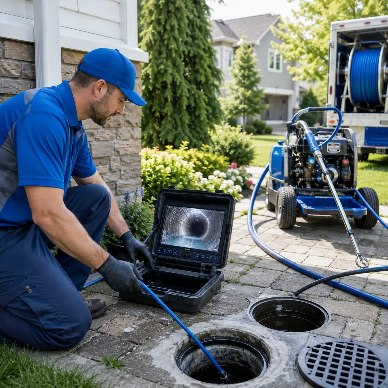 Outdoor drain cleaning professionals serving Lake Bluff, IL